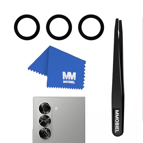 Mmobiel Lente Vetro Camera Posteriore Di Ricambio Compatibile Con Samsung Galaxy Z Fold6 - Include Adesivo Biadesivo, Pinzetta E Panno