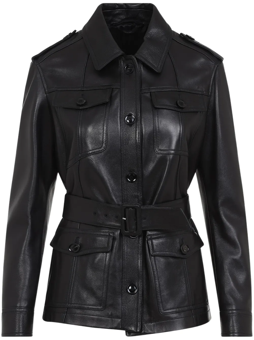 TOM FORD leather jacket - Nero