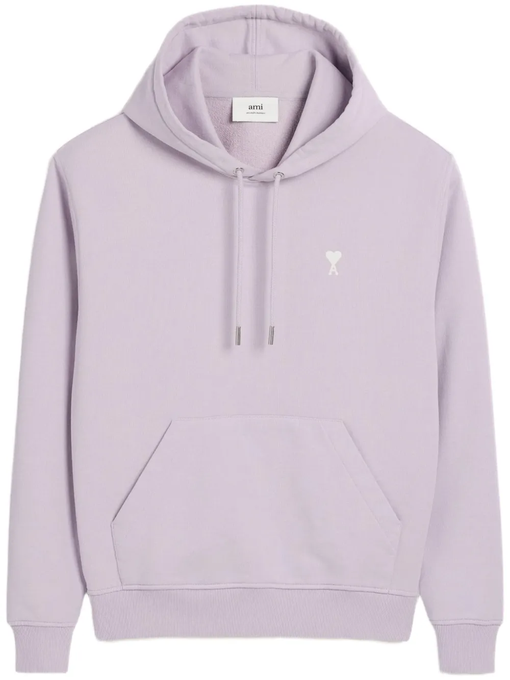 AMI Paris Felpa Ami de Coeur con cappuccio AMI Paris x Off-White - Viola
