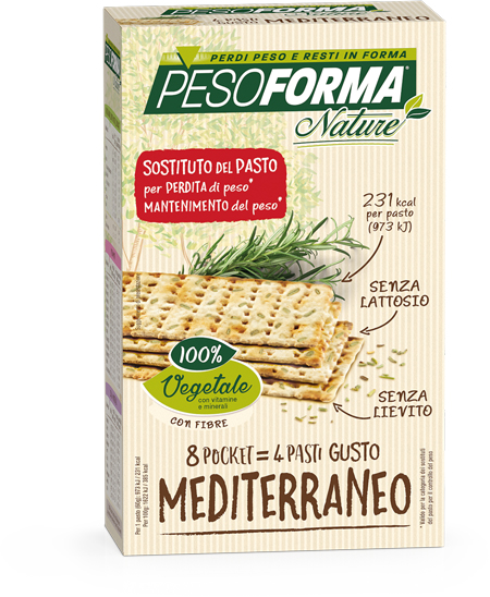 Pesoforma Nature Pasto Gusto Mediterraneo 4 Pasti 240 G