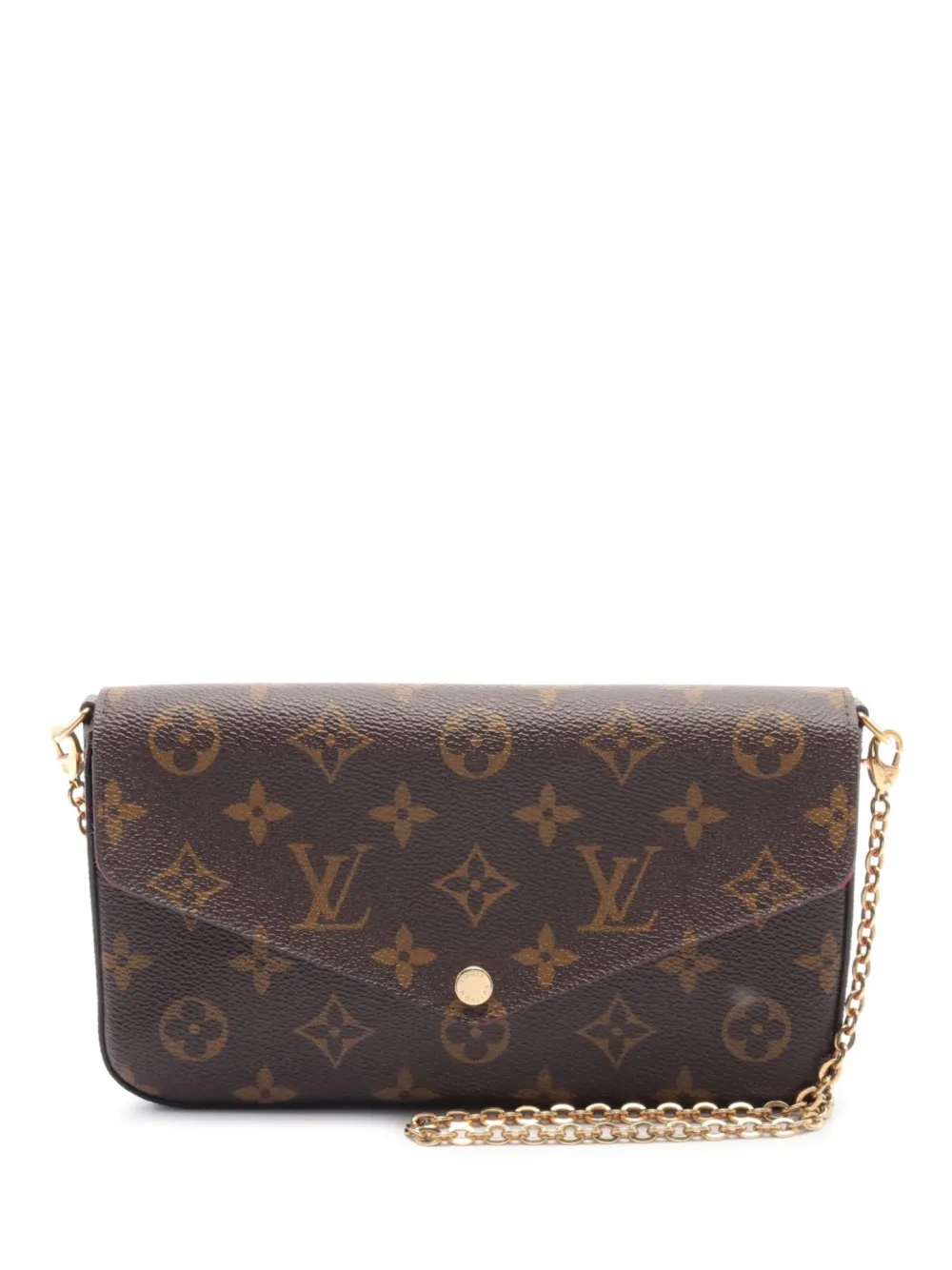 Louis Vuitton Pre-Owned 2018 Pochette Felicie chain wallet - Marrone