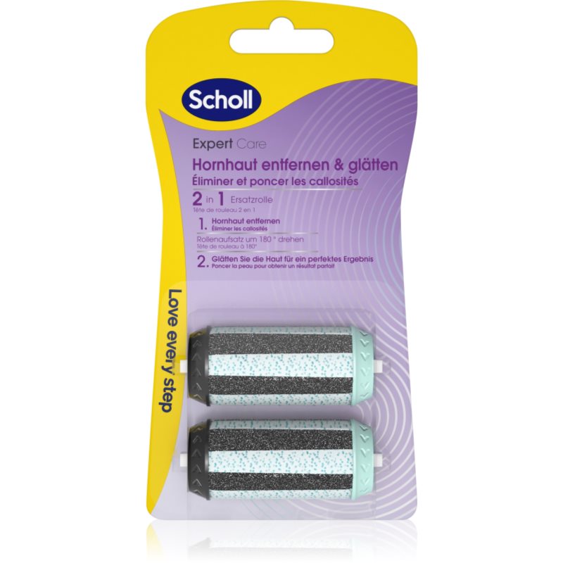 Scholl Velvet Smooth Testina Di Ricambio Per La Limetta Elettrica Per I Piedi 2 Pz