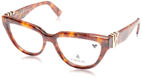 Lanvin Lnv2646 Sunglasses, 730 Amber Tortoise, 54 Unisex