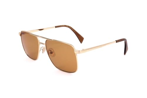 Lanvin Lnv120S Sunglasses, 709 Gold/Caramel, 58 Unisex