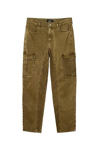 Desigual Pant_Hank 4092 Kaki, Green, 28 Uomini