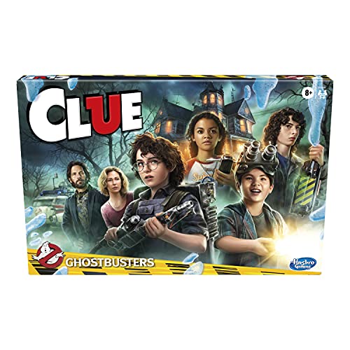 Clue: Ghostbusters Edition Game, Cooperative Board Game For Kids Ages 8 And Up; Players Can Team Up To Battle Ghosts