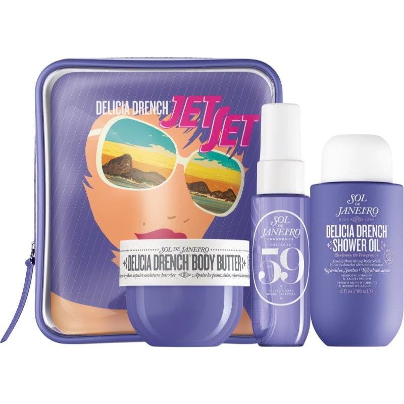 Sol De Janeiro Delicia Drench Kit Da Viaggio Per Il Corpo Da Donna