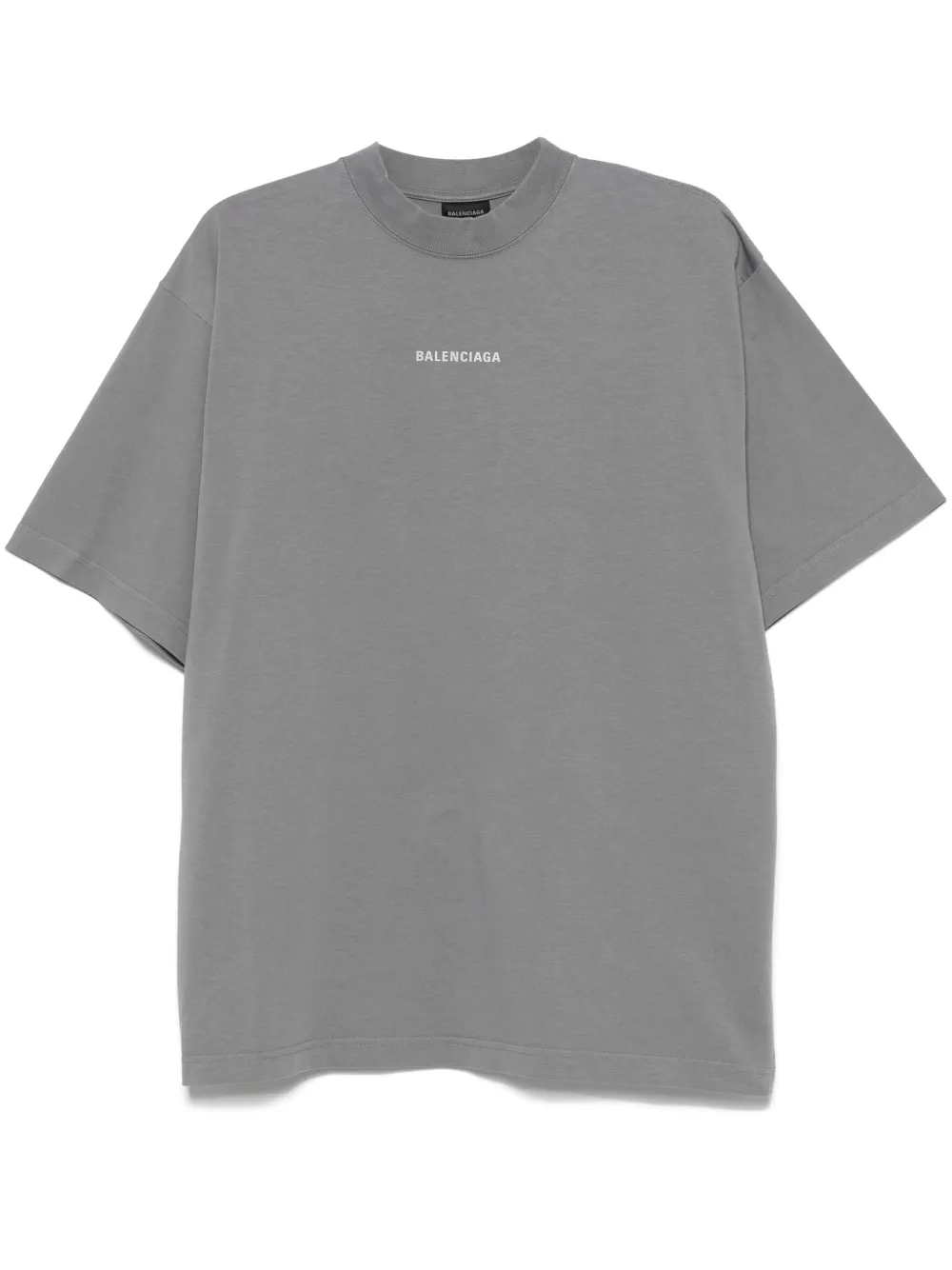 Balenciaga T-shirt con logo - Grigio