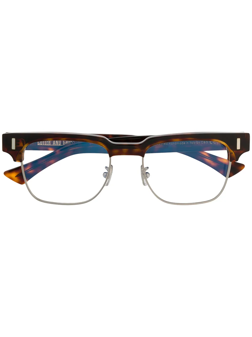 Cutler & Gross Occhiali squadrati - Marrone
