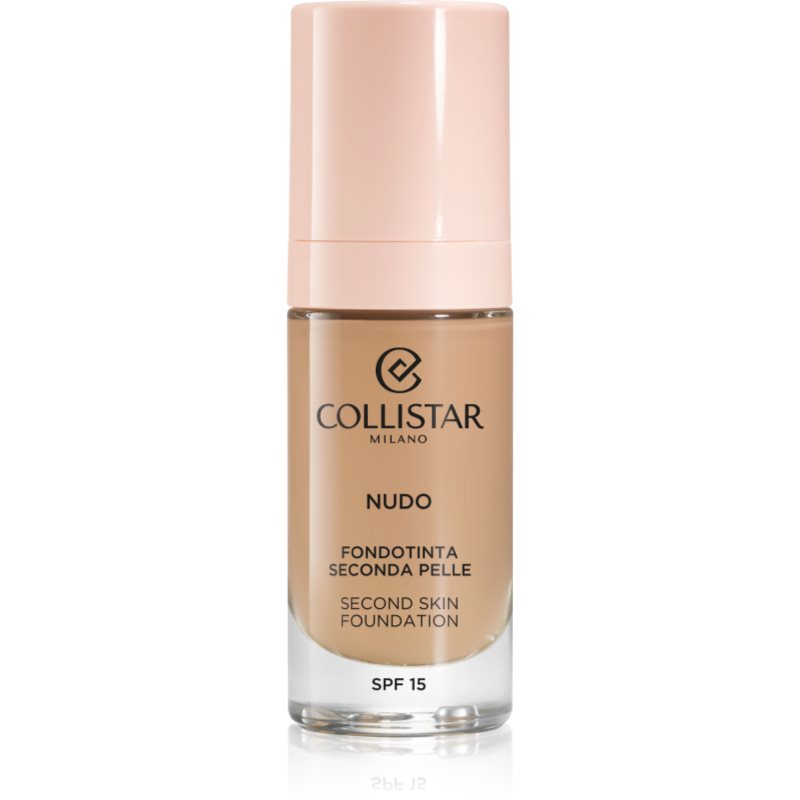 Collistar Nudo Second Skin Foundation Spf 15 Fondotinta Idratante Illuminante Effetto Lisciante Colore 3N Naturale 30 Ml