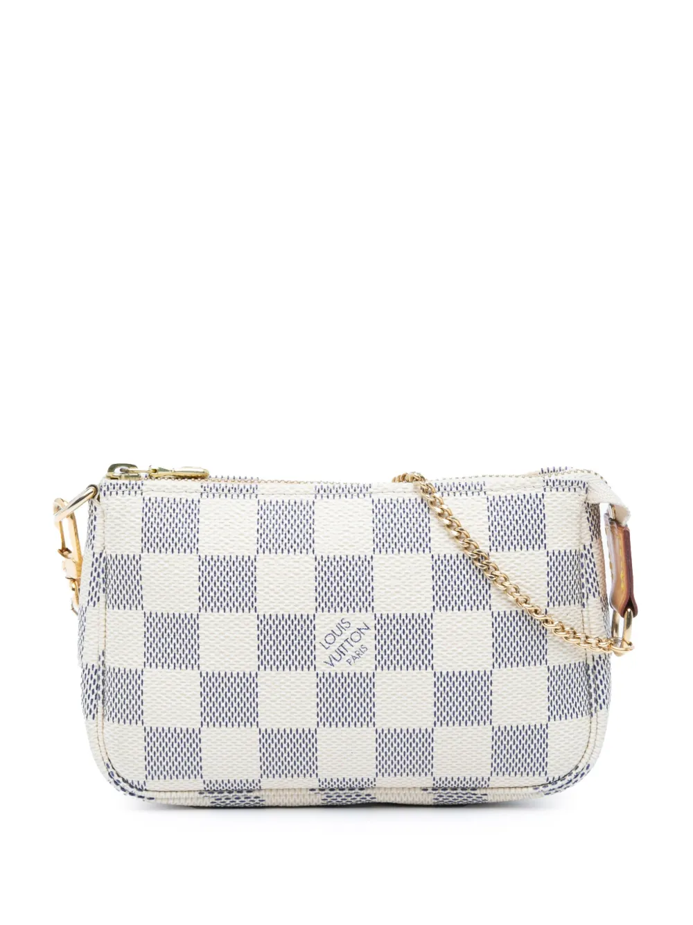Louis Vuitton Pre-Owned 2010 Damier Azur Mini Pochette Accessoires handbag - Bianco