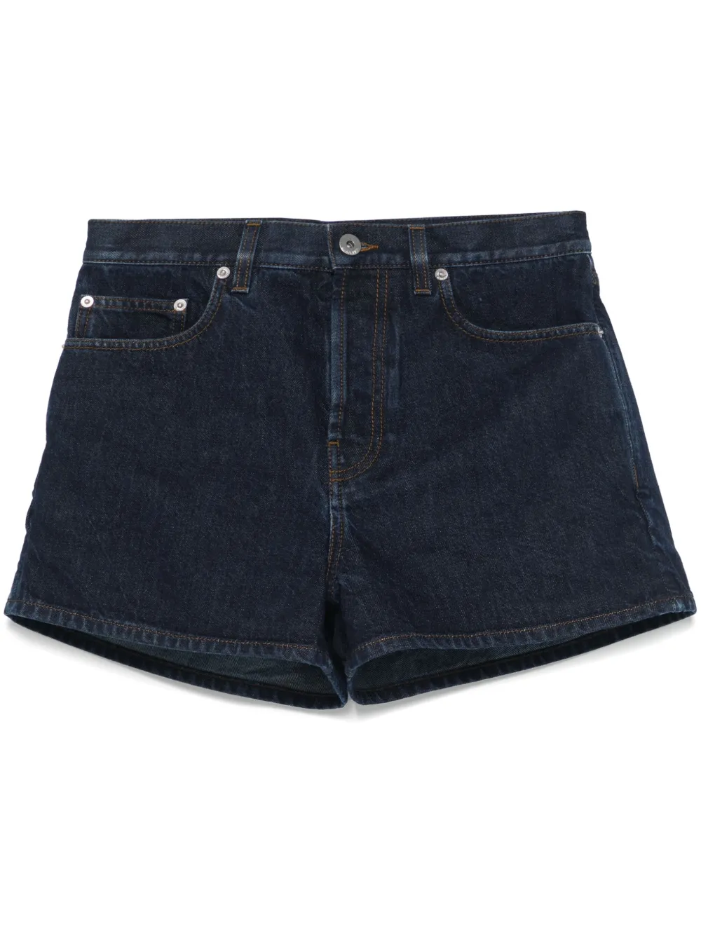 Burberry Shorts denim con applicazione - Blu