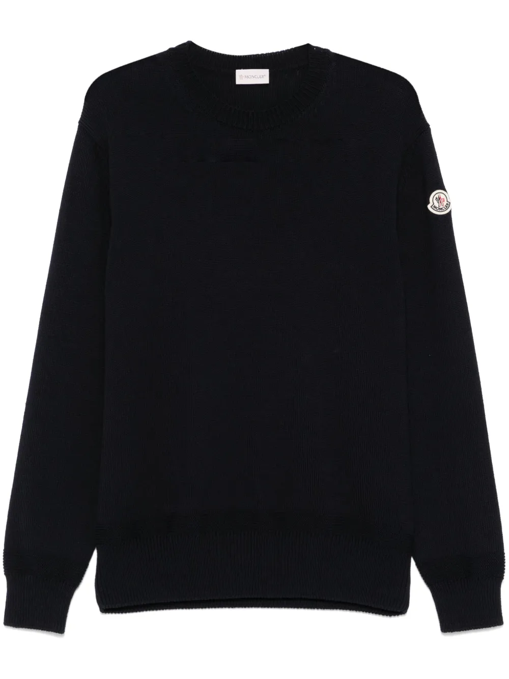 Moncler Maglione con applicazione - Blu