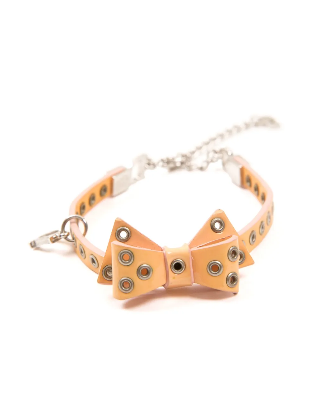 Christian Dior Pre-Owned 1990s bow bracelet - Arancione