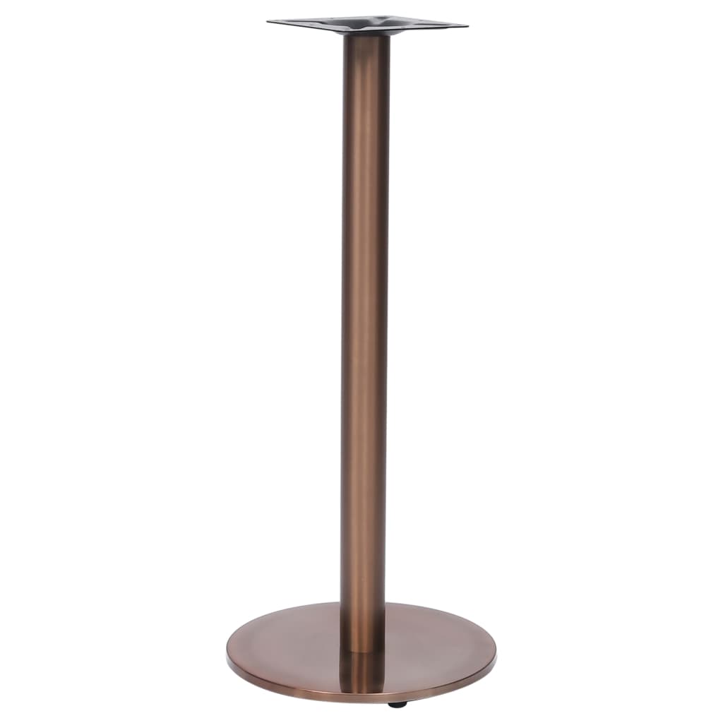 Gamba per tavolino da bar oro 45x107 cm in acciaio inox