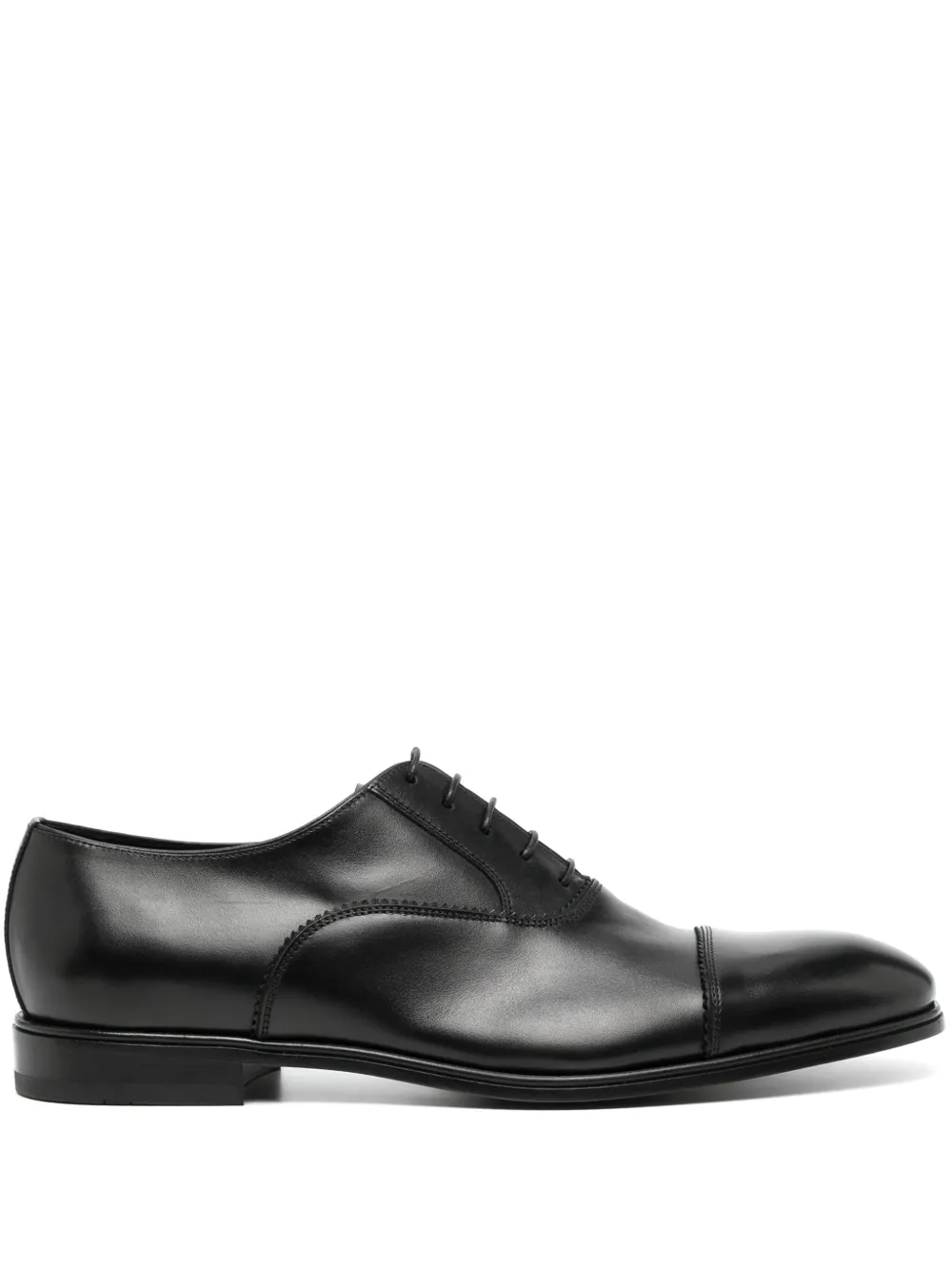 Ferragamo patchwork lace-up shoes - Nero