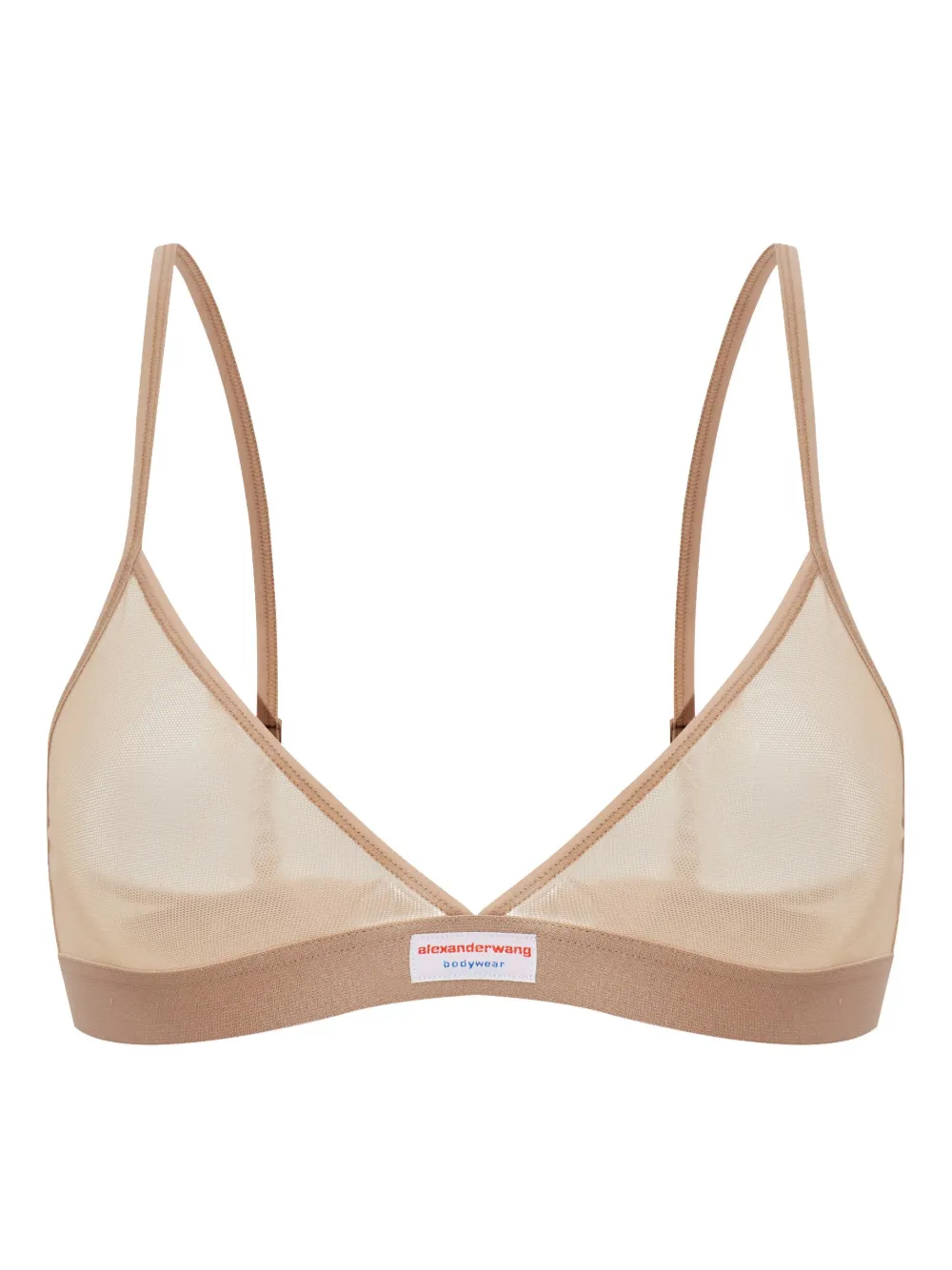 Alexander Wang transparent bra - Toni neutri