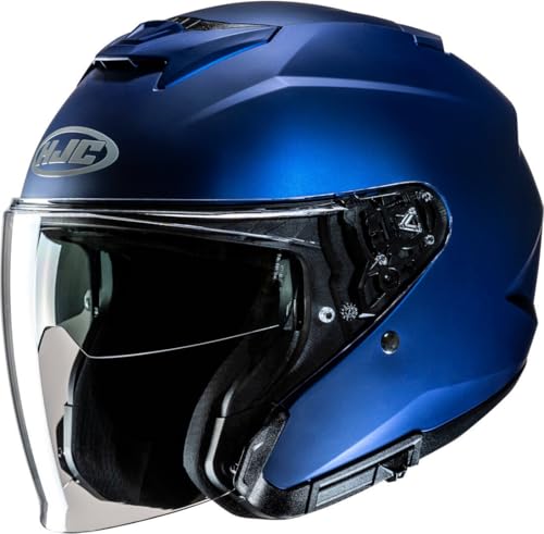 Hjc, Casco Moto Jet I31 Uni Semi Flat Metallic Blue, M