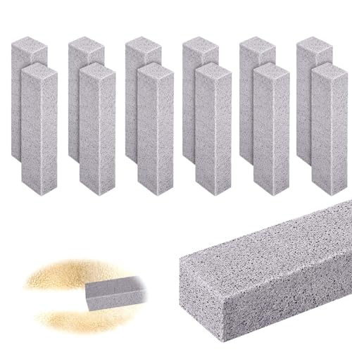 Pumice Stone 12 Pezzi Pietra Pomice Detergente Per Wc,Pietra Pomice Per La Pulizia Della Tazza Del Water, Per Wc, Barbecue, Cucina, Doccia, Lavandino