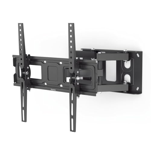 Hama Supporto Da Parete Tv Girevole Inclinabile Telescopico Di Garanzia 10 Anni (Tv 32" A 65", 165 Cm 40 Kg Max, Inclinazione -15°/+15°, Rotazione 160