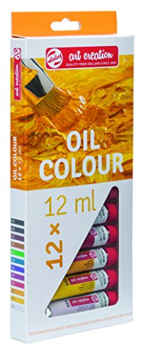 Talens Art Creation Set Di Pittura A Olio Per Principianti Con 12 Colori (Tubetti Da 12 Ml) | Pittura Per Adulti