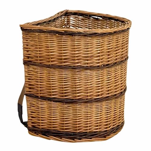 Cesto Raccoglitore In Vimini Gerla Big Con Tracolle 52 Cm X 38 Cm H 48