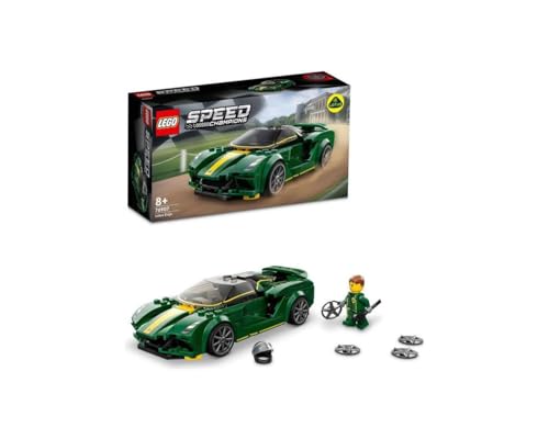 Lego 76907 Speed Champions Lotus Evija Auto Da Corsa Giocattolo Ridotto Con Minifigure Driver Da Corsa Giocattolo Per Bambini