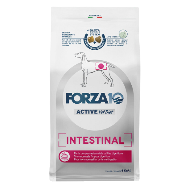 Forza10 active cane line intestinal - 4 kg - crocchette monoproteiche cane