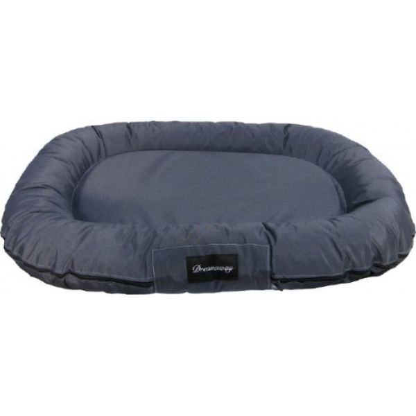 Cuscino per cani dreamaway boston fabotex - antracite - 80x60x14 cm