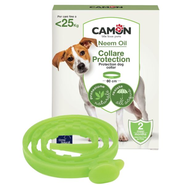 Orme naturali collare antiparassitari barriera per cani  - 60 cm - antiparassitario per cani