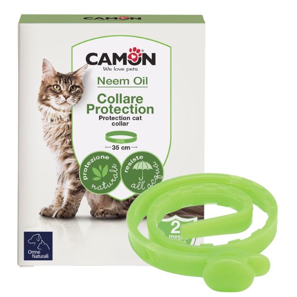 Orme naturali collare barriera per gatti - 35 cm - antiparassitario per gatti