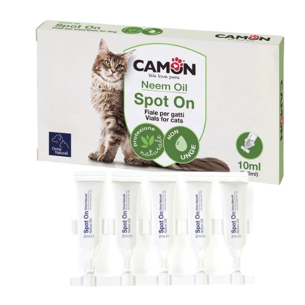 Orme naturali fiale spot on per gatti  - 5 pipette - 2,0 ml - antiparassitario per gatti