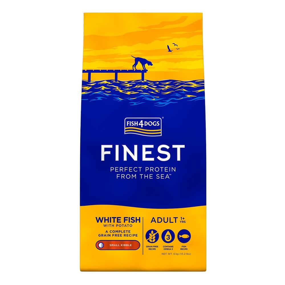 Fish4dogs ocean white fish small - 6 kg - croccantini per cani