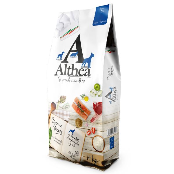 Althea superpremium mare e monti medium/maxi - 14 kg - croccantini per cani
