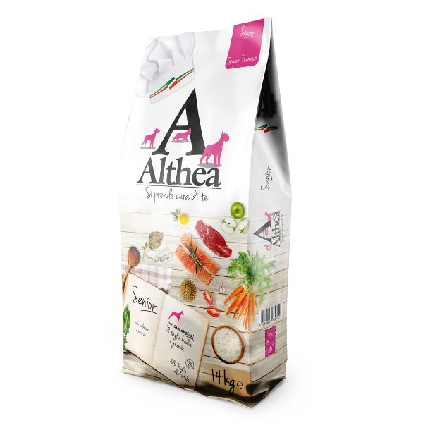 Althea superpremium senior medium/maxi - 14 kg - croccantini per cani