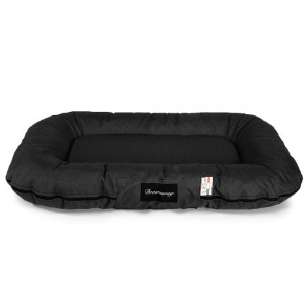 Cuscino per cani dreamaway boston fabotex - nero - 80x67x14 cm