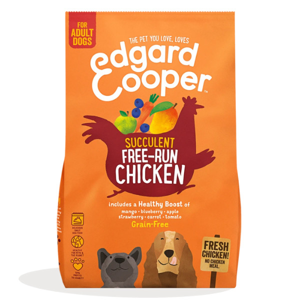 Edgard & cooper adult grain free pollo - 7 kg (formato crocchetta normale) - croccantini per cani