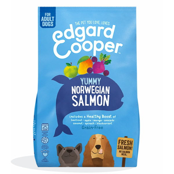 Edgard & cooper adult grain free salmone - 7 kg (formato crocchetta normale) - croccantini per cani
