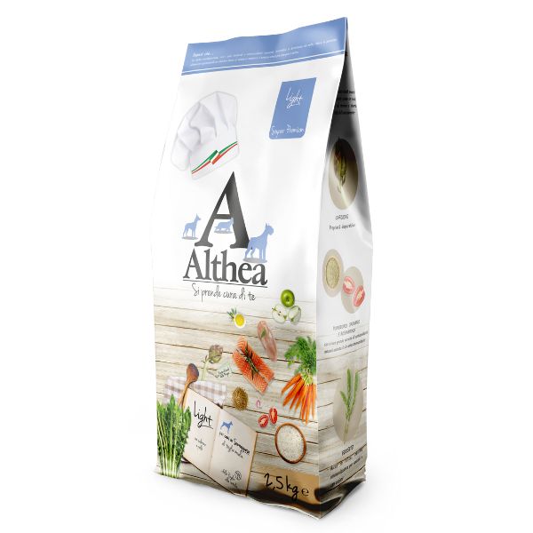 Althea superpremium light medium/maxi - 2,5 kg - croccantini per cani