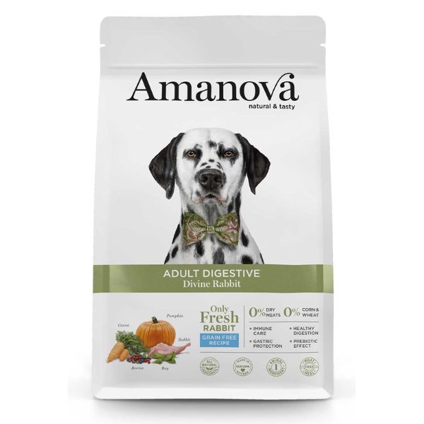 Amanova adult digestive coniglio grain free - 10 kg