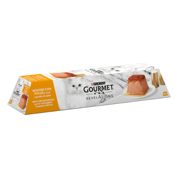 Purina gourmet revelations mousse 4x57gr - pollo