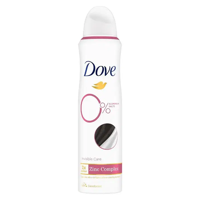 Dove Advanced Care 0% Sali Invisible Dry Spray 150 Ml