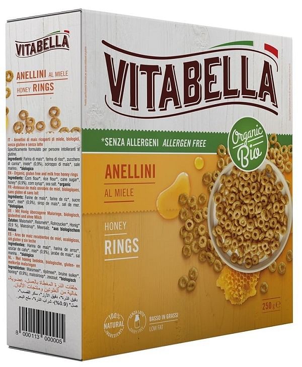 Vitabella Anellini Avena Miele 300 G