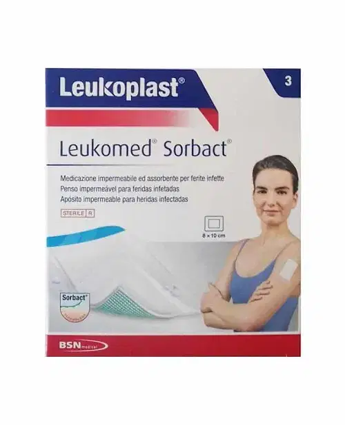 Leukomed Sorbact Medicazione 8 X10 Cm 3 Pezzi
