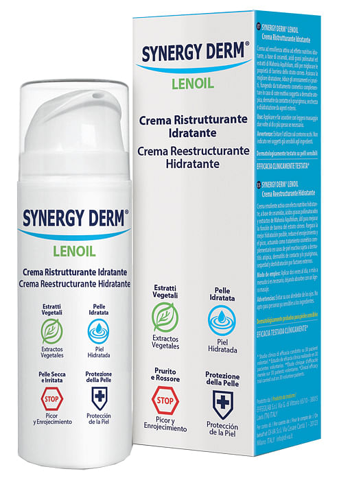 Synergy Derm Lenoil Crema Ristrutturante Idratante 50 Ml