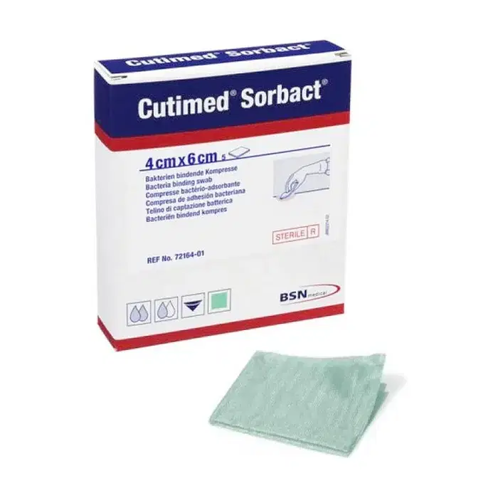 Garza Assorbente Cutimed Sorbact 4 X6 Cm 5 Pezzi