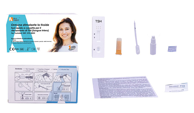Test Rapido Autodiagnostico Alltest Tsh Determinazione Qualitativa Ormone Tireostimolante Nel Sangue Intero