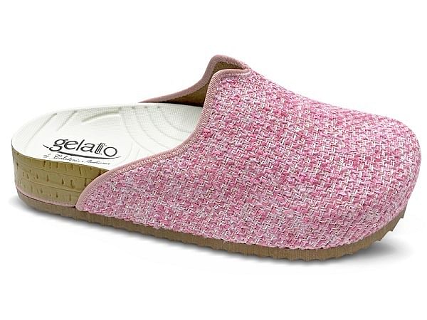 Plantare Indossabile Punta Chiusa Woodstock Soft Tweed Rosa 35/36