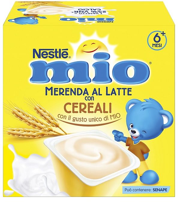 Mio Merenda Al Latte Cereali 4 Pezzi Da 100 G