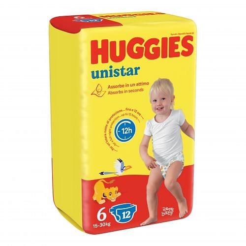 Huggies Unistar Base 6 Pannolino 6 Confezioni Da 12 Pezzi